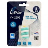 Vikingman VM259B Candy Bar Soft Touch Rubber flash drive USB 2.0 - 8GB